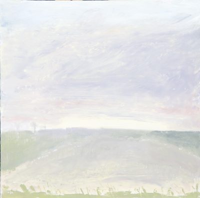 landscape, Batcombe, Somerset, oil painting