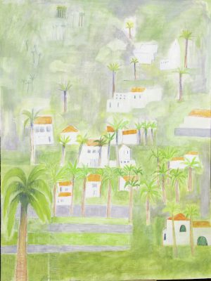 La Gomera, Canary islands, palm trees, landscape