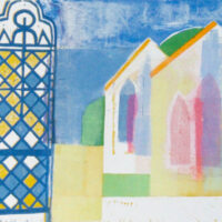 cornwall landscape artist, printmaker, cliffs, beach