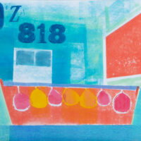 Helford, fishing boat, Falmouth, cornwall, river, sea, landscape artist, printer